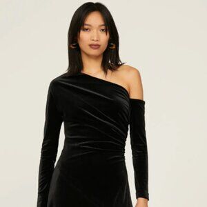 NWT Donna Karan One Shoulder Sleeve Cocktail Dress (sz 12)